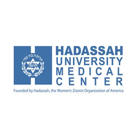 big logo of Hadassah University Medical Center