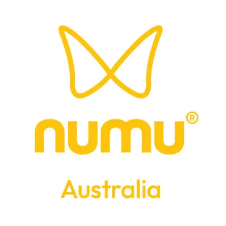 logo of numu Australia in orange