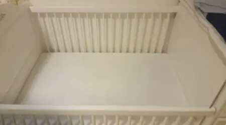 photo of crib in room